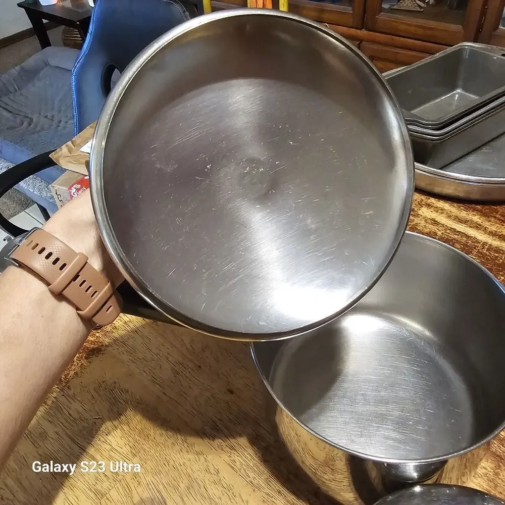Vintage! 1801 Revere Ware 1 Qt Saucepan Pot w/Lid Copper Bottom